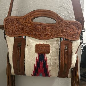 American Darling Brown and Cream Women's Bag